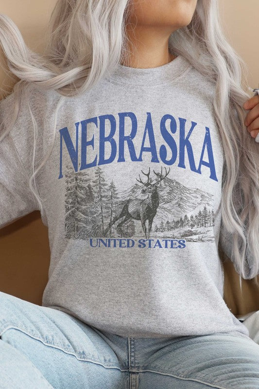 NEBRASKA Graphic Sweatshirt