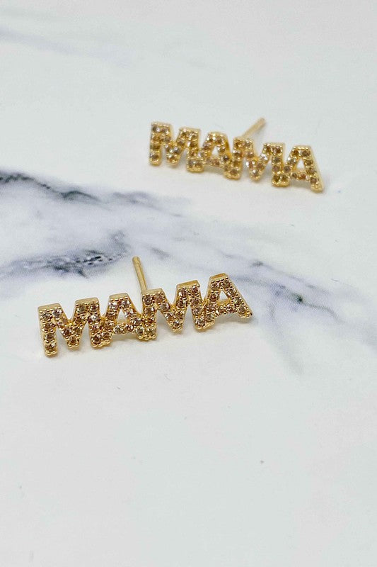 Mama Stud Earrings